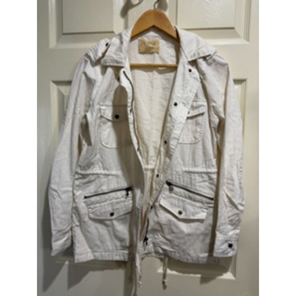 Lily Cream Utility Jacket with Pockets